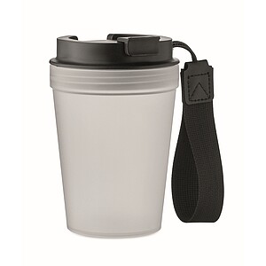 Single wall tumbler 300 ml, transparent white