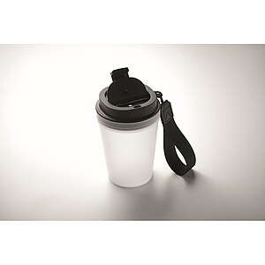 Single wall tumbler 300 ml, transparent white