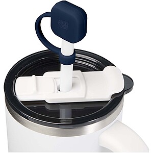 Sip silicone straw cover, navy