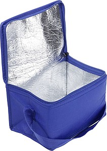 Six can cooler bag.Cobalt blue
