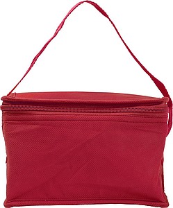Six can cooler bag.Red