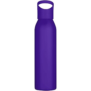 Sky 650 ml RCS recycled single wall stainless steel water bottle, medium purple