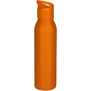 Sky 650 ml RCS recycled single wall stainless steel water bottle, orange