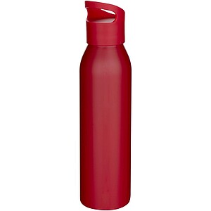 Sky 650 ml RCS recycled single wall stainless steel water bottle, red