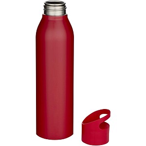 Sky 650 ml RCS recycled single wall stainless steel water bottle, red
