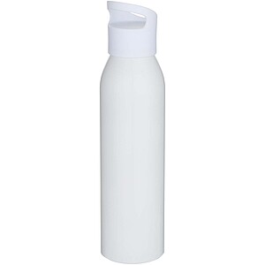 Sky 650 ml RCS recycled single wall stainless steel water bottle, white