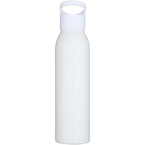 Sky 650 ml RCS recycled single wall stainless steel water bottle, white