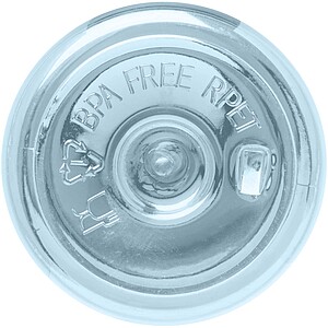 Sky 650 ml recycled plastic water bottle, cloud blue