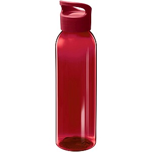 Sky bottle, transparent red