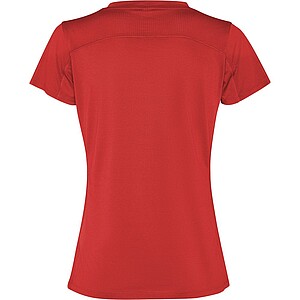 Slam short sleeve womens sports t-shirt, red, size S