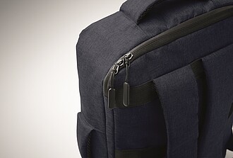 Slim 15 inch laptop backpack in 300D RPET