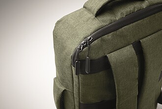 Slim 15 inch laptop backpack in 300D RPET