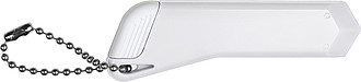Small hobby knife with keychain. The length of the blade is 4 cm (width: 1,1 cm).