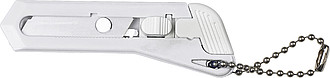 Small hobby knife with keychain. The length of the blade is 4 cm (width: 1,1 cm).