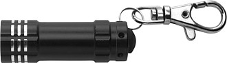 Small metal pocket torch Black