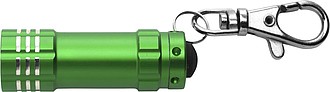 Small metal pocket torch Pale green
