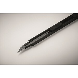 Small retractable knife, black