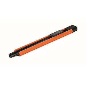 Small retractable knife, orange
