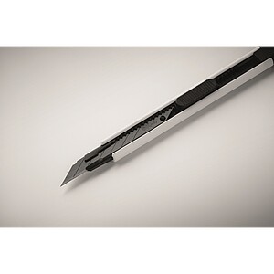 Small retractable knife, white