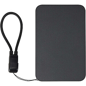 SMART 5000 mAh recycled plastic magnetic power bank with lanyard