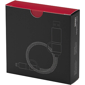 SMART 65W 100 cm RCS certified magnetic 5-in-1 charging cable