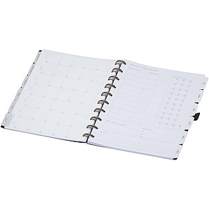 SMART planner with flexible cover and disc system