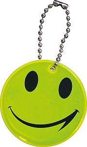 smile pendant with bead chain