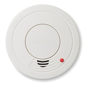 smoke detector with HUSH featu