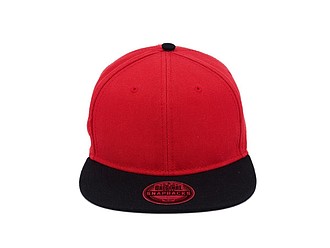 Snap cap, red/black
