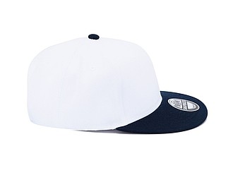 Snap cap, white/navy