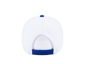 Snap cap, white/royal