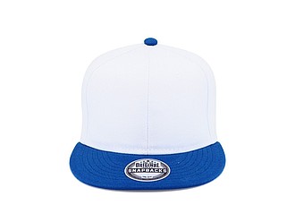 Snap cap, white/royal