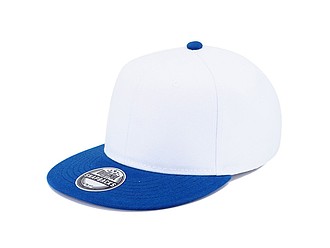 Snap cap, white/royal