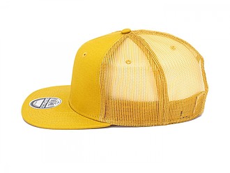 Snap mesh cap, yellow
