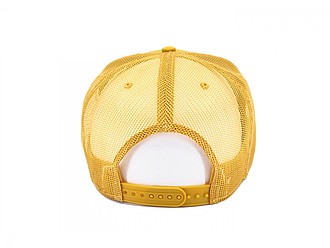 Snap mesh cap, yellow