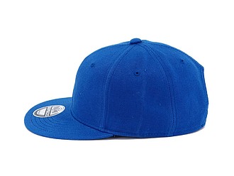 SNAPO flat brim cap, royal blue
