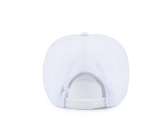 SNAPO flat brim cap, white