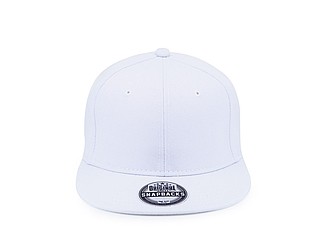 SNAPO flat brim cap, white