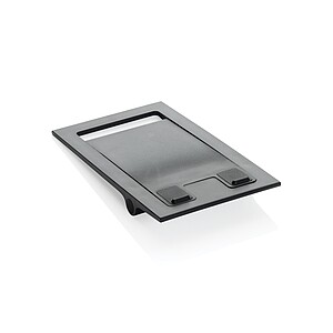 SnapStand RCS recycled plastic foldable phone stand, black