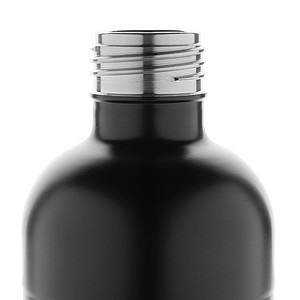 Soda RCS certified re-steel carbonated drinking bottle, black