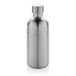 Soda RCS certified re-steel carbonated drinking bottle, silver