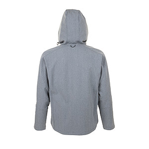 Softsheel jacket SOLS Replay, grey melange