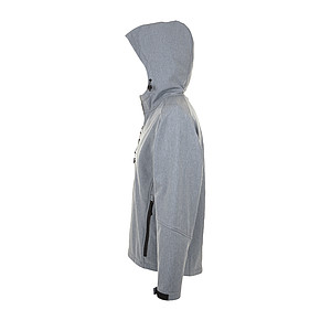 Softsheel jacket SOLS Replay, grey melange