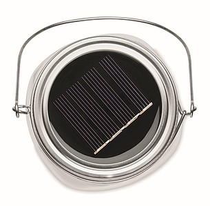 Solar mason jar outdoor lamp