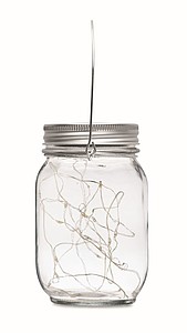 Solar mason jar outdoor lamp