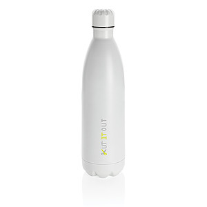 Solid color vacuum stainless steel bottle 1L