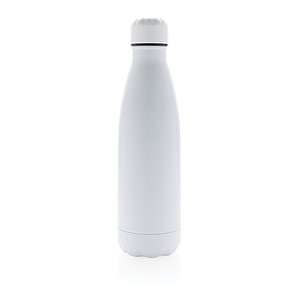 Solid colour vacuum stainless steel bottle