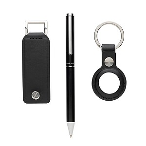 SP Tula RCS certified rPU 3 piece deluxe gift set, black