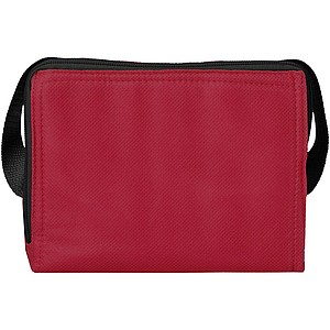 Spectrum 6-can cooler bag, red,black
