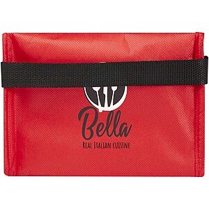 Spectrum 6-can recycled non-woven cooler bag 4L, red